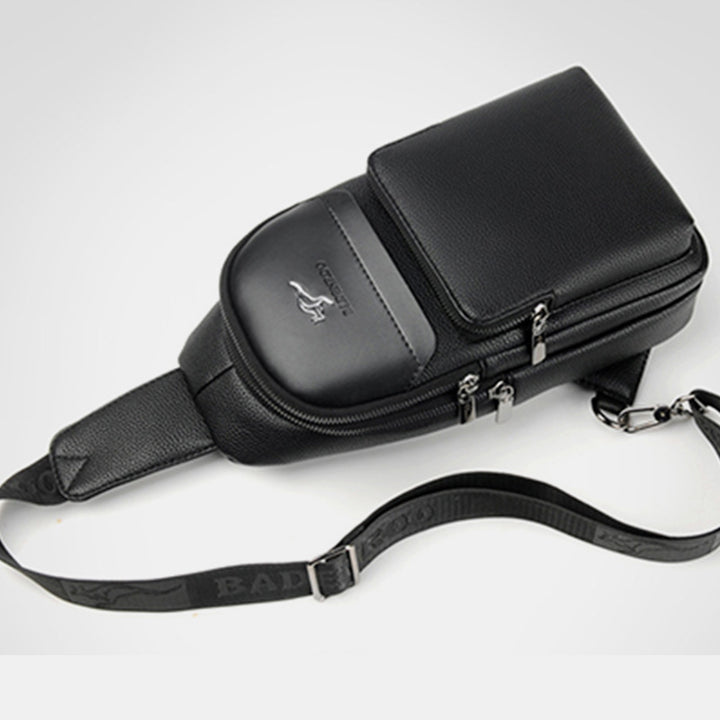 Mehrzweck-Schultertasche, wasserdichter, weicher Umhängerucksack mit USB-Ladeanschluss