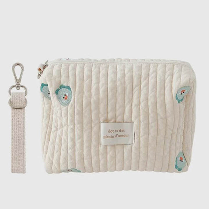 Stickerei Baumwolle Baby Windel Tasche Organizer Tasche Reise Mama Tasche