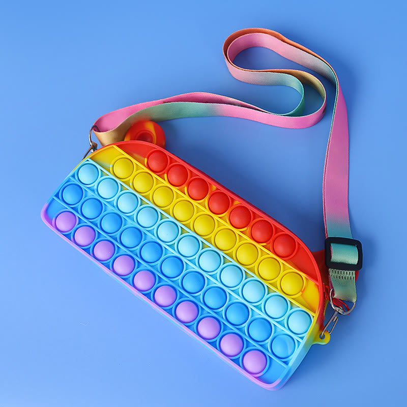 Süße Schultertasche für Kinder Silica Gel verstellbare Umhängetasche