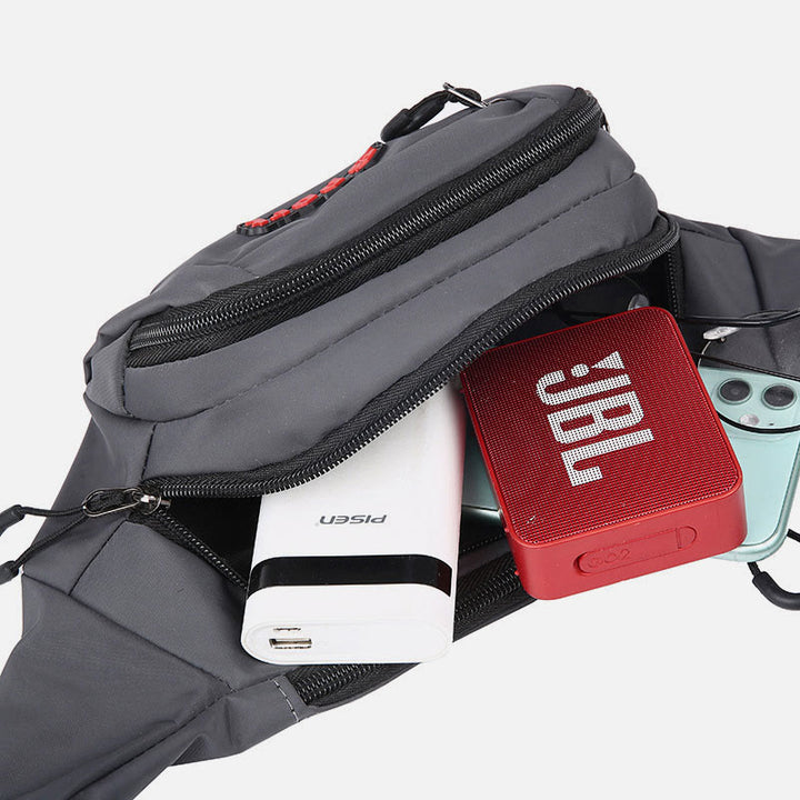 Wasserdichte Hüfttasche, lässige Hüfttasche, Brusttasche für Damen und Herren