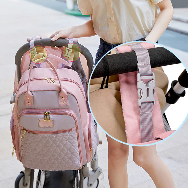 Tragbare Mama-Tasche für Frauen im Freien, wasserdichter, multifunktionaler Oxford-Rucksack