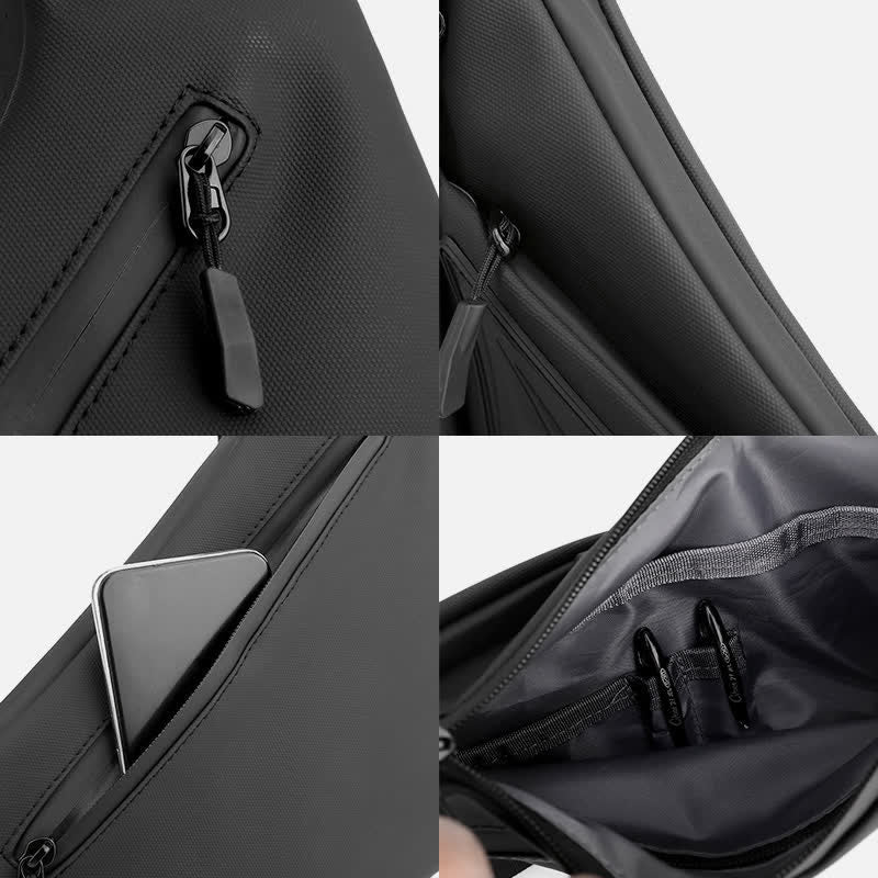 Leichte Schultertasche für unterwegs, Unisex, tragbare, lässige Umhängetasche