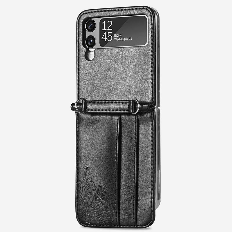Samsung Galaxy Z Flip 3 Handyhülle Crossbody Handytasche Geldbörse