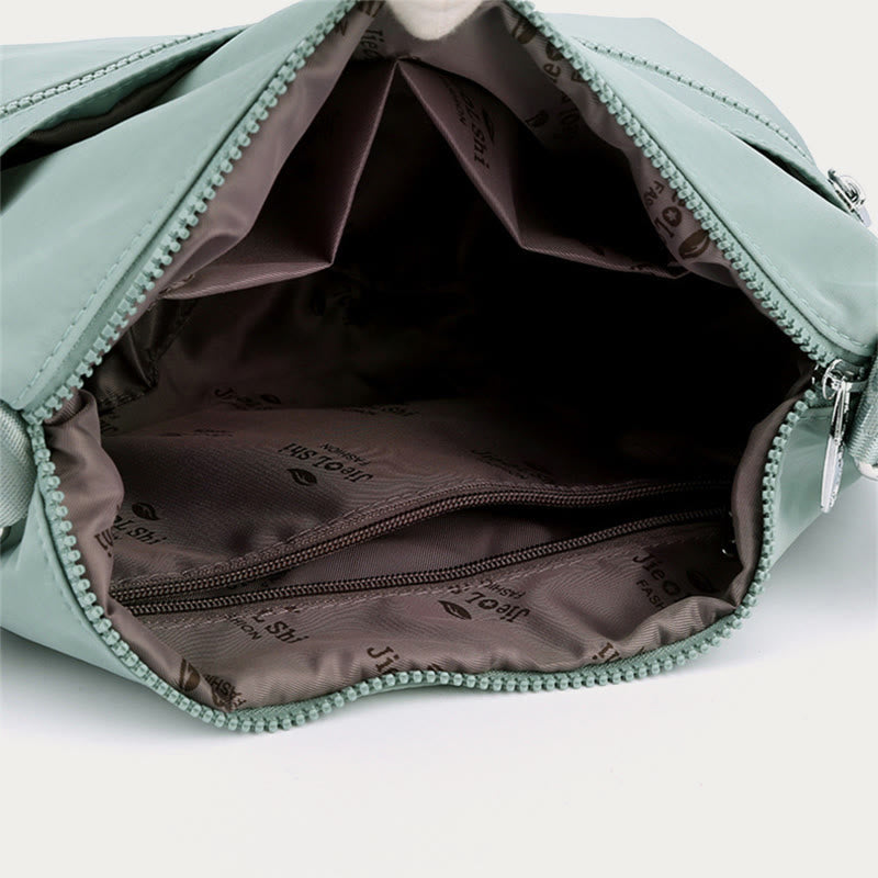 Solide Umhängetasche für die Schule, Reisen, einfache Nylontasche, Geldbörse