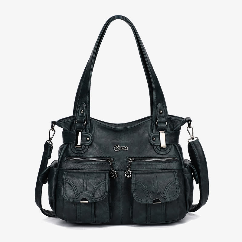 Tragetasche für Damen, für den täglichen Ausflug, mehrere Taschen, eine farbige Tasche