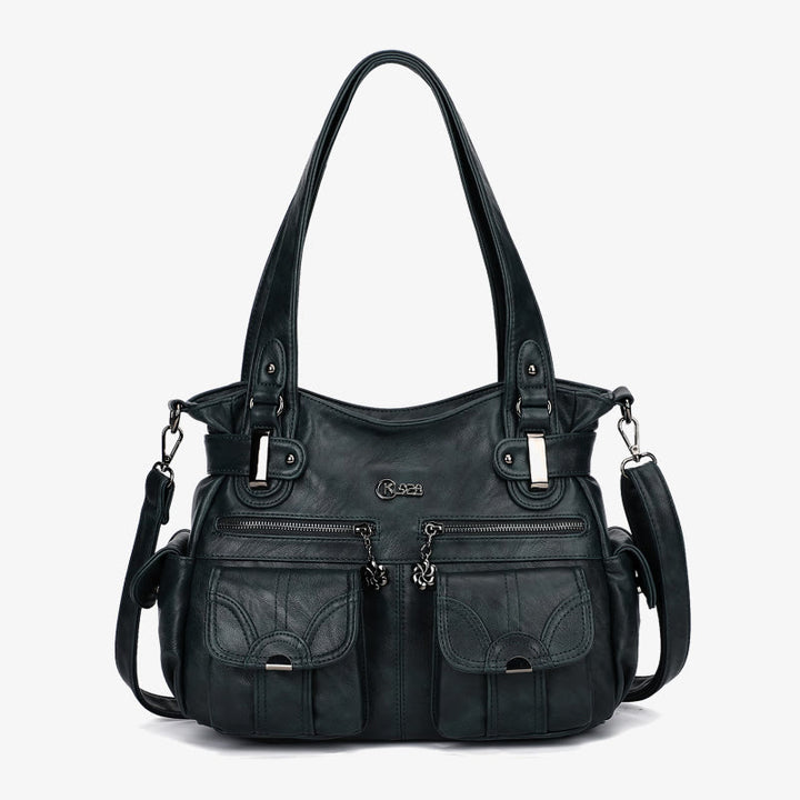Tragetasche für Damen, für den täglichen Ausflug, mehrere Taschen, eine farbige Tasche