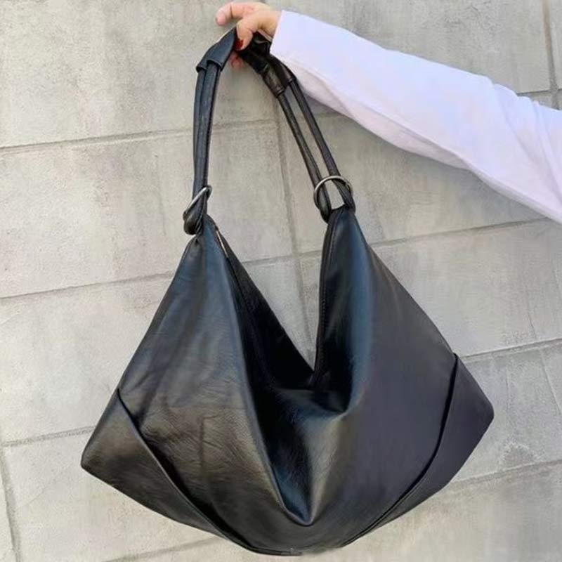 Leder-Tragetasche für Damen, Hobo-Handtasche, Schultertasche mit Crossbody-Gurt - image 8