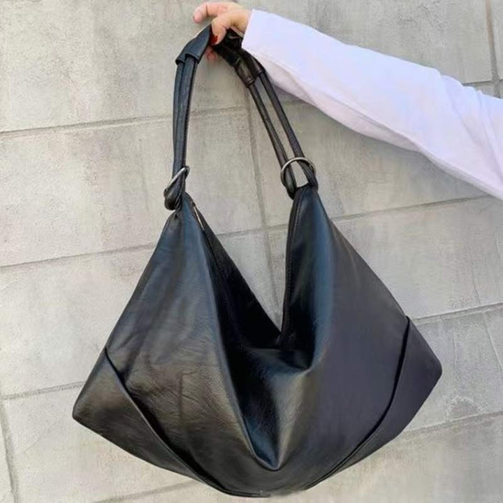 Leder-Tragetasche für Damen, Hobo-Handtasche, Schultertasche mit Crossbody-Gurt - image 8