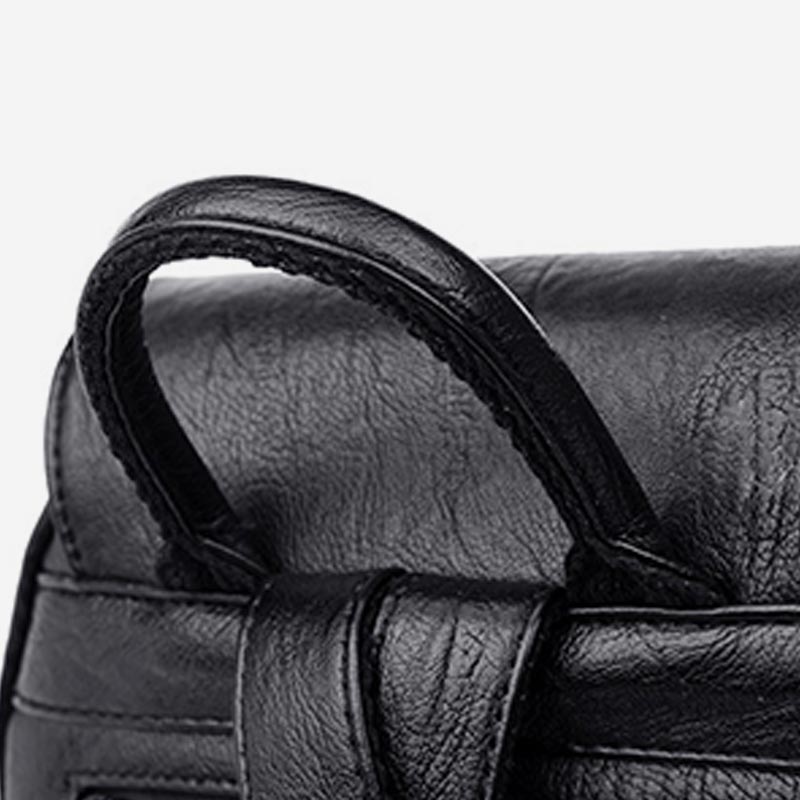 Kleiner Rucksack für Damen, weiches PU-Leder, lässiger Tagesrucksack