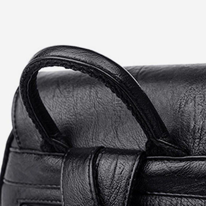 Kleiner Rucksack für Damen, weiches PU-Leder, lässiger Tagesrucksack