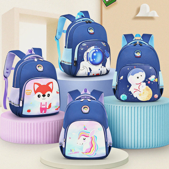 Rucksack für Kinder mit Cartoon-Charakter-Druck, leichter Oxford-Schulrucksack