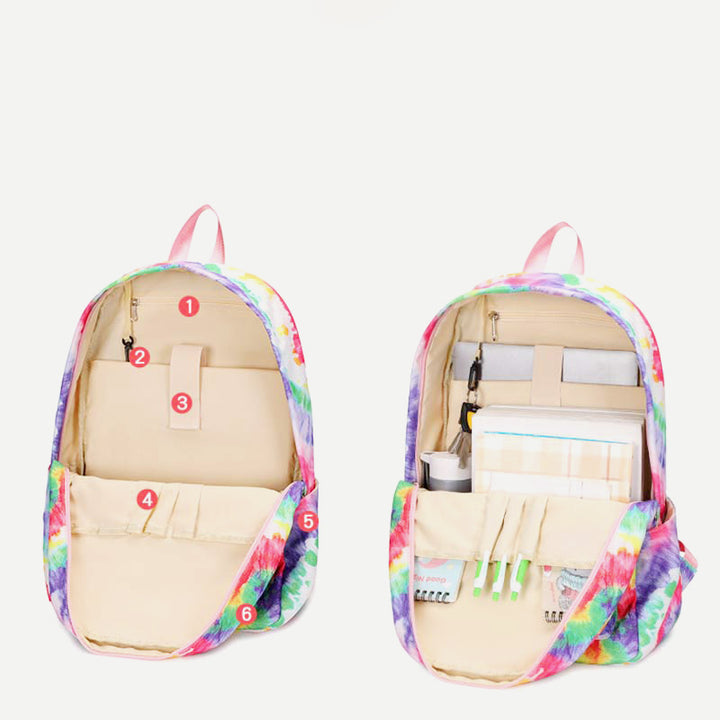 Schulrucksack für Mädchen und Frauen, Laptop, College, Büchertasche mit Lunchtasche, Stiftetui