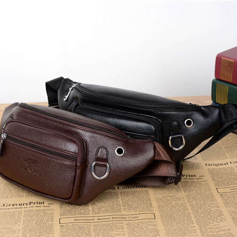 Gürteltasche für Männer, intime, lässige Umhängetasche mit großer Kapazität