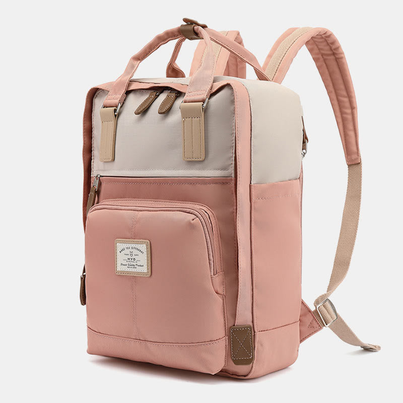 Rucksack für Studenten im Teenageralter, einfacher, leichter Computer-Tagesrucksack mit mehreren Taschen