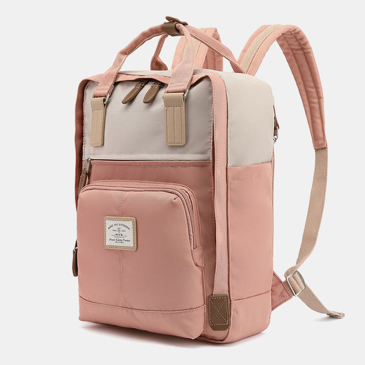 Rucksack für Studenten im Teenageralter, einfacher, leichter Computer-Tagesrucksack mit mehreren Taschen