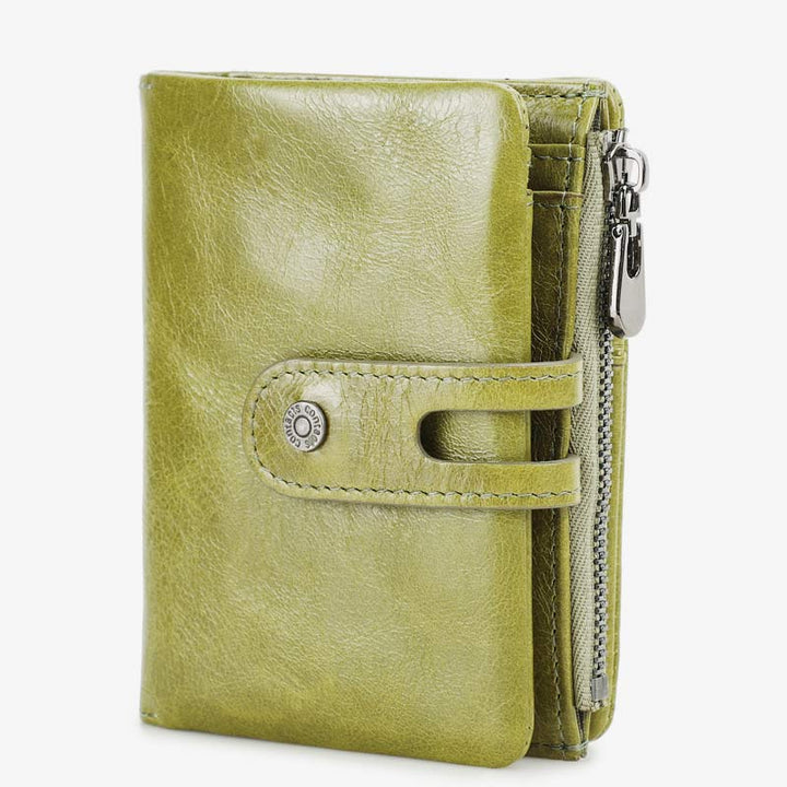 Diebstahlsicheres Apple Wallet Echtleder RFID-blockierendes Airtag-Wallet