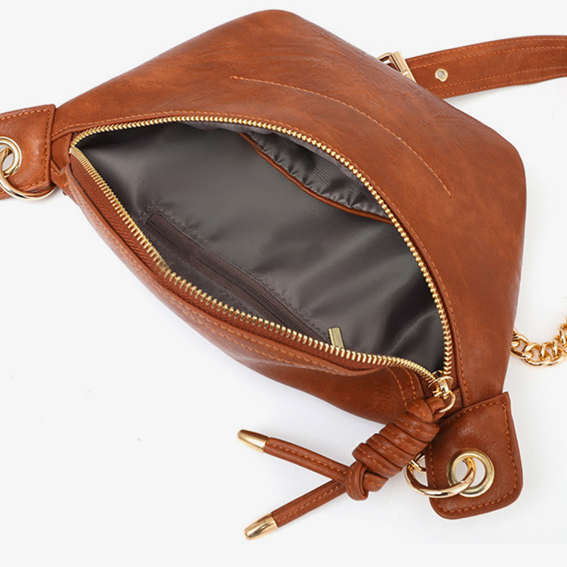 Schultertasche für Damen, PU-Leder, Retro-Reise-Umhängetasche