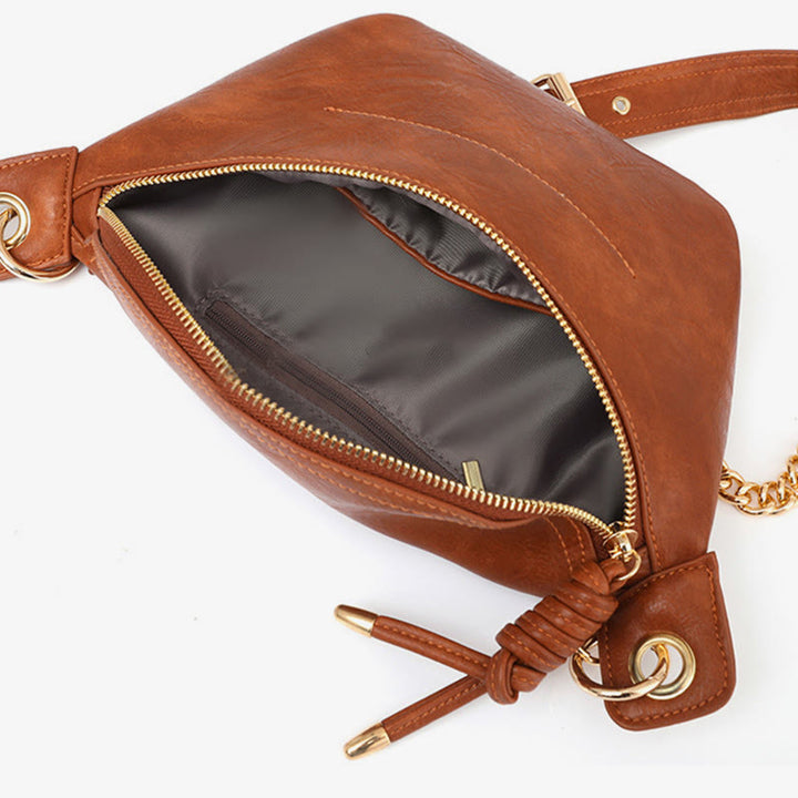 Schultertasche für Damen, PU-Leder, Retro-Reise-Umhängetasche