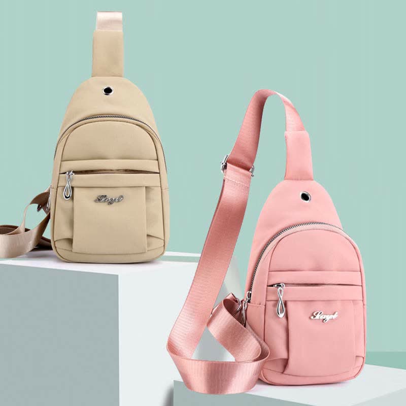 Leichter, wasserdichter Sling-Rucksack, Brusttasche, lässiger Reise-/Sport-Tagesrucksack