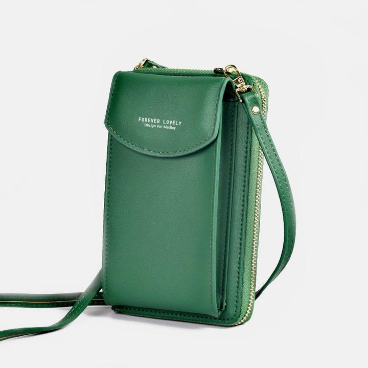 Solide Telefontasche mit mehreren Taschen und großem Fassungsvermögen