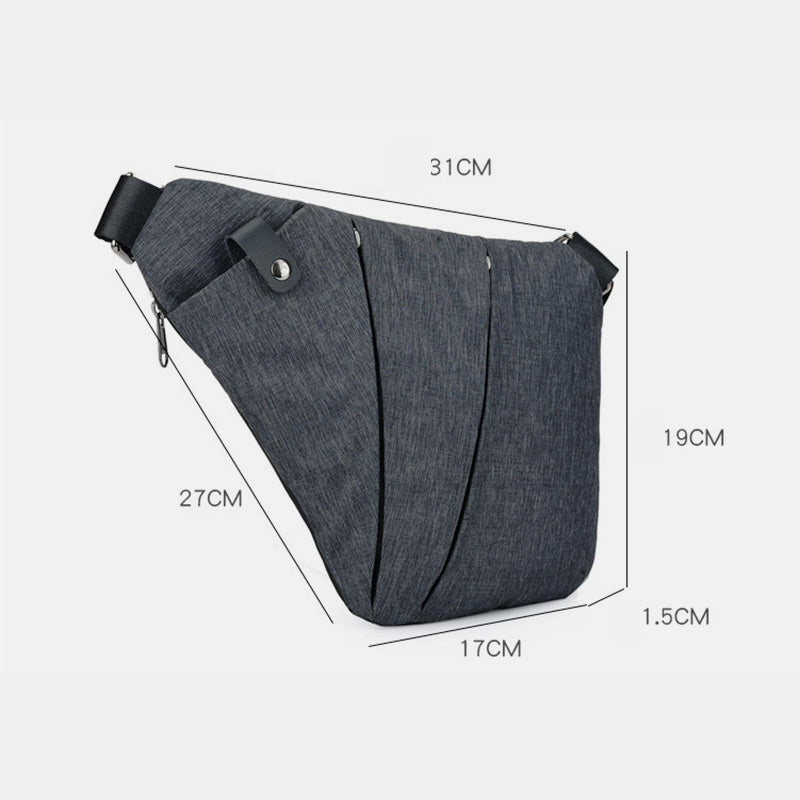 Multifunktionale wasserdichte Schultertasche Brusttasche Sport