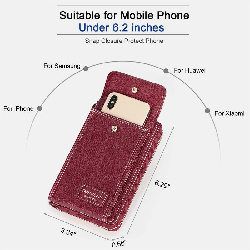 Handy Geldbörse Brieftasche Crossbody Telefon Tasche