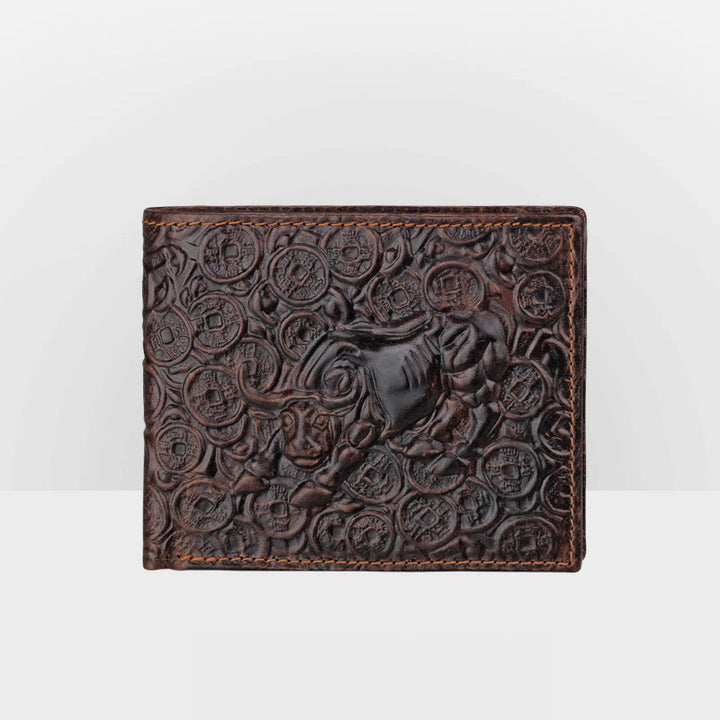 Echtes Leder Krokodil Gravur Brieftasche Retro Bifold Brieftasche