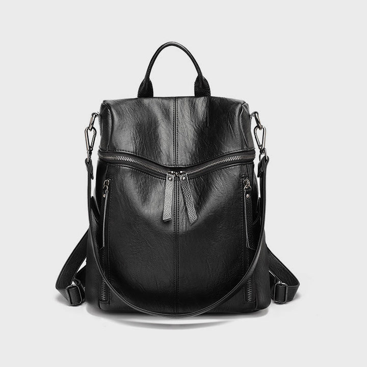 Rucksack für Damen aus Rindsleder, Mehrzweck-Reisetasche