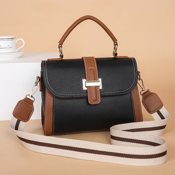 Top-Griff-Tasche für Damen PU-Leder Minimalistische Umhängetasche