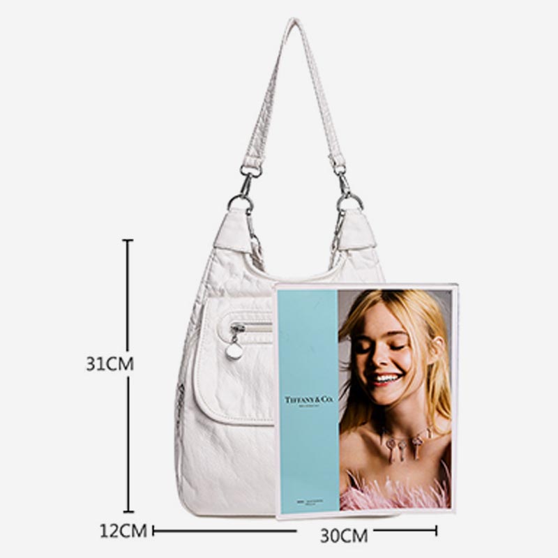 Wasser- und reißfester Rucksack, Tagesrucksack, Schultertasche, Handtasche mit verstellbaren Trägern