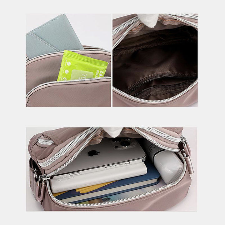 Umhängetasche für Damen, minimalistische, wasserdichte, lässige Schultertasche aus Nylon