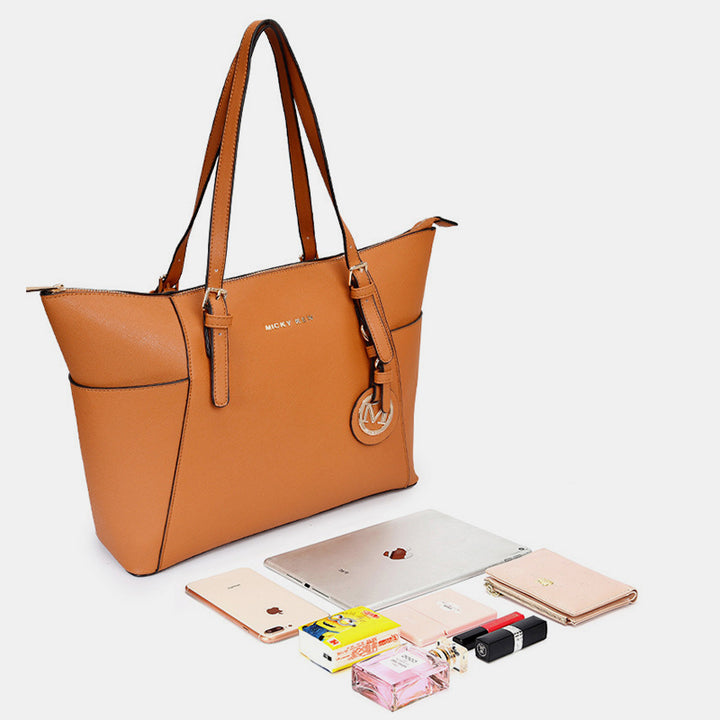 Damen Tote Große Kapazität Handtaschen Schultertasche Großer Griff Satchel Geldbörse