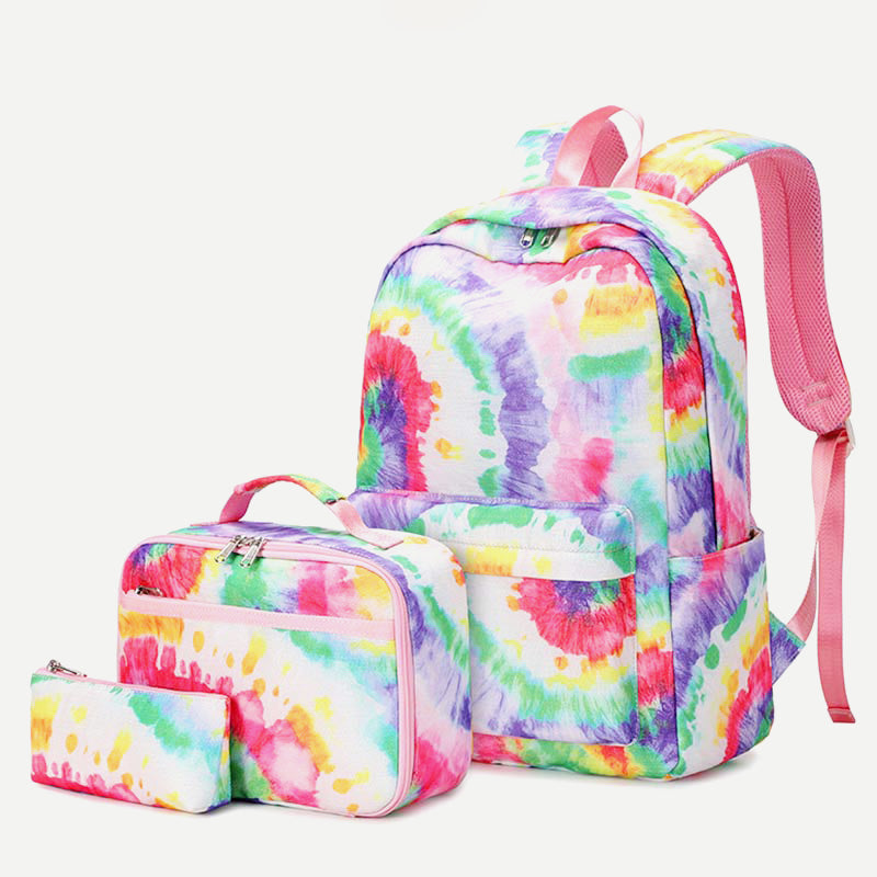 Schulrucksack für Mädchen und Frauen, Laptop, College, Büchertasche mit Lunchtasche, Stiftetui