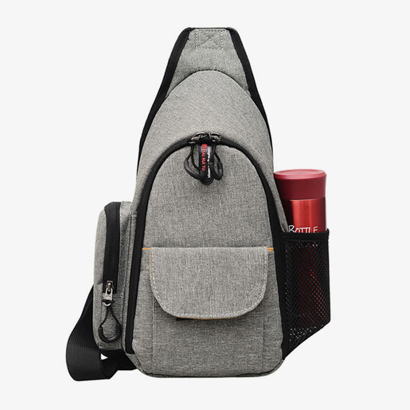SLR-Digitalkameratasche für den Außenbereich, robuste Brusttasche aus Nylon