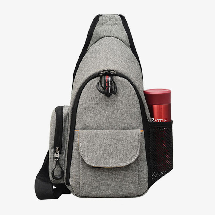 SLR-Digitalkameratasche für den Außenbereich, robuste Brusttasche aus Nylon