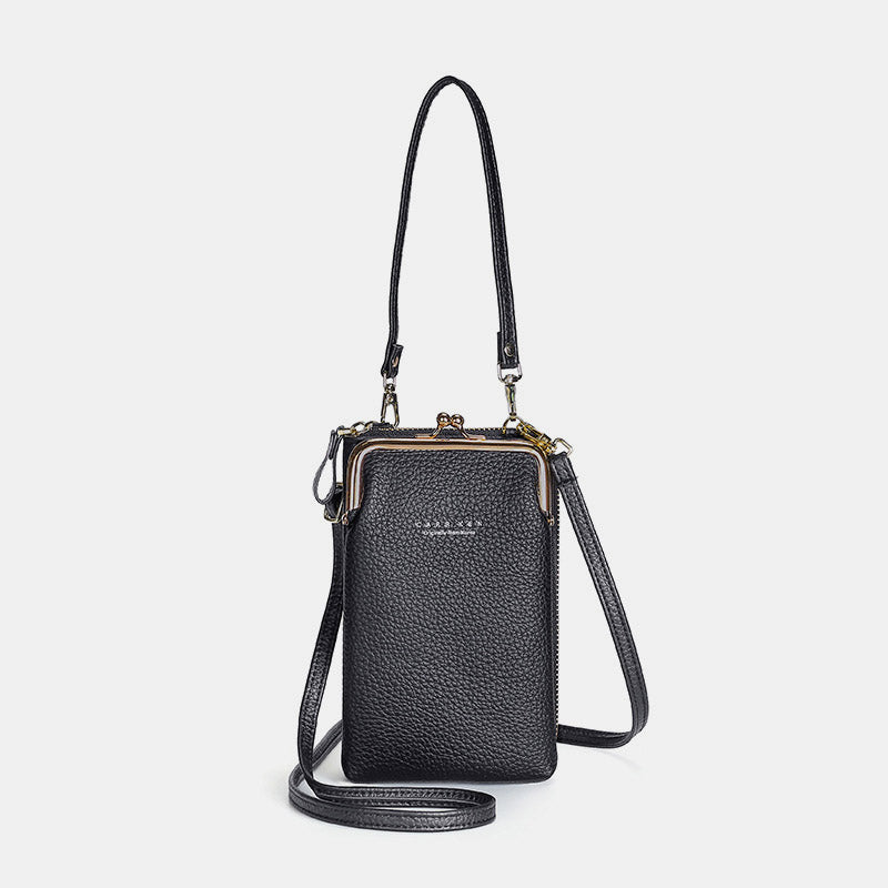 Multifunktionale Kiss-Lock Crossbody-Telefontasche