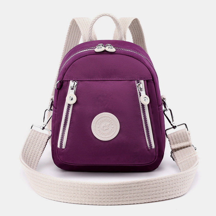 Funktioneller kleiner Rucksack, leichte Umhängetasche aus Nylon, Mini-Tagesrucksack