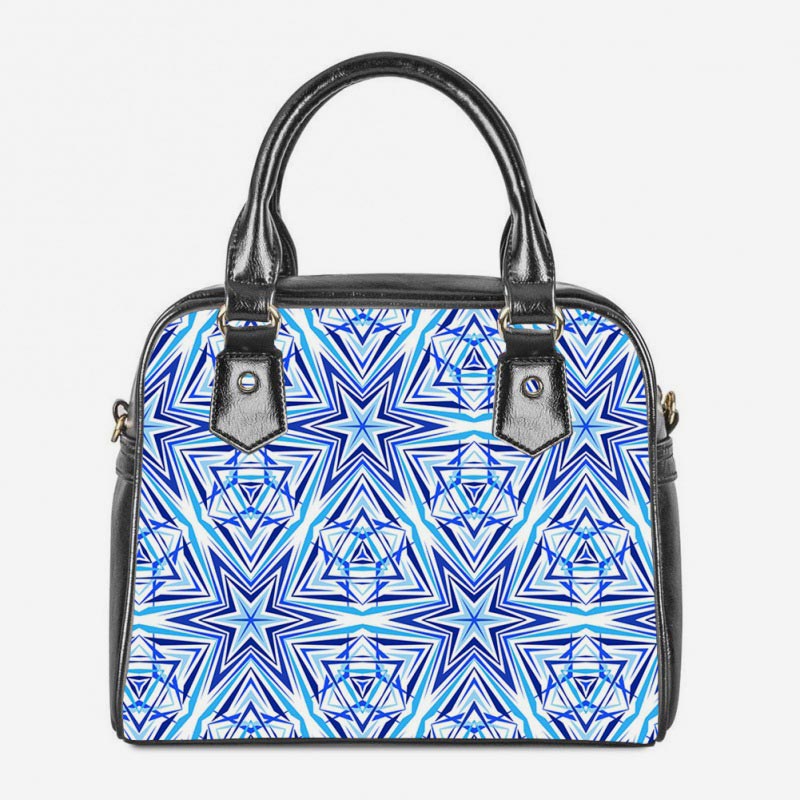 PU-Leder-Blumen-Geldbörsen Top-Griff-Tasche Crossbody Handtasche Satchel Taschen