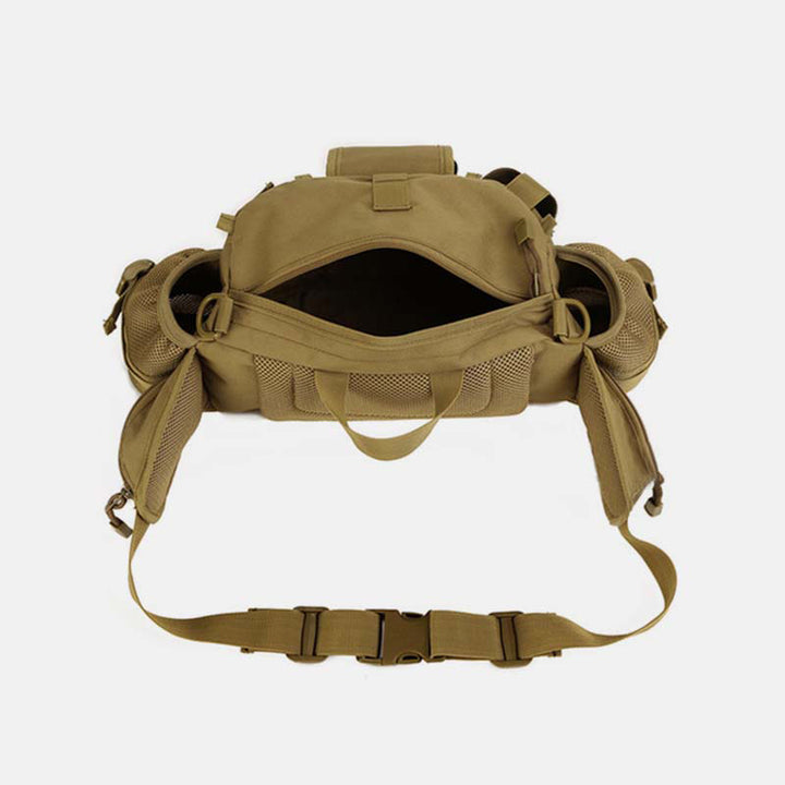 Multi-Pocket Crossbody Tasche Taktische Hüfttasche Passend für 10 Zoll Tablet
