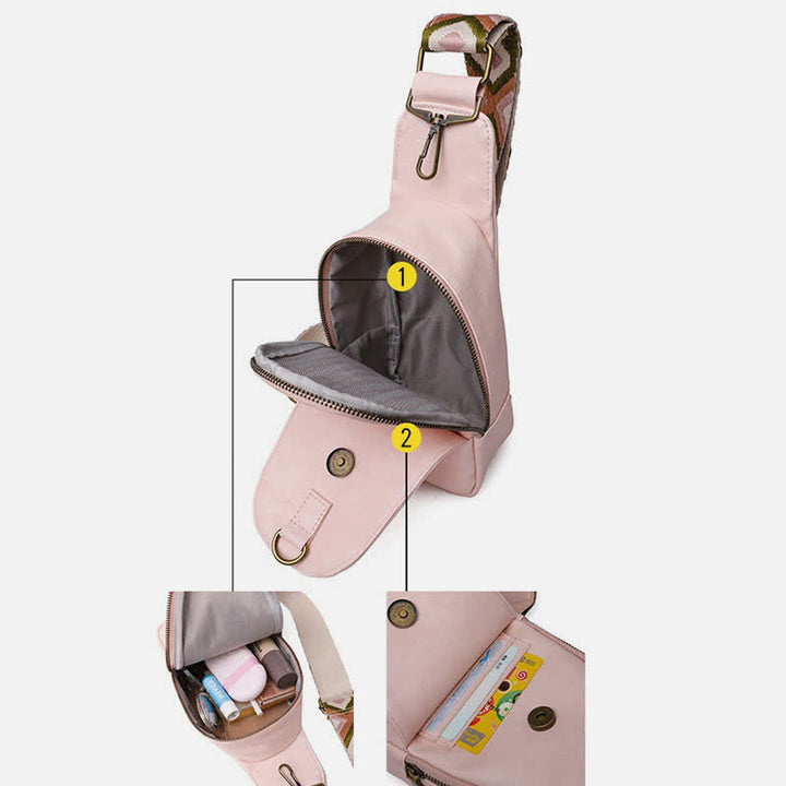 Damen Handtasche aus Leder mit Schulterriemen, Umhängetasche ...