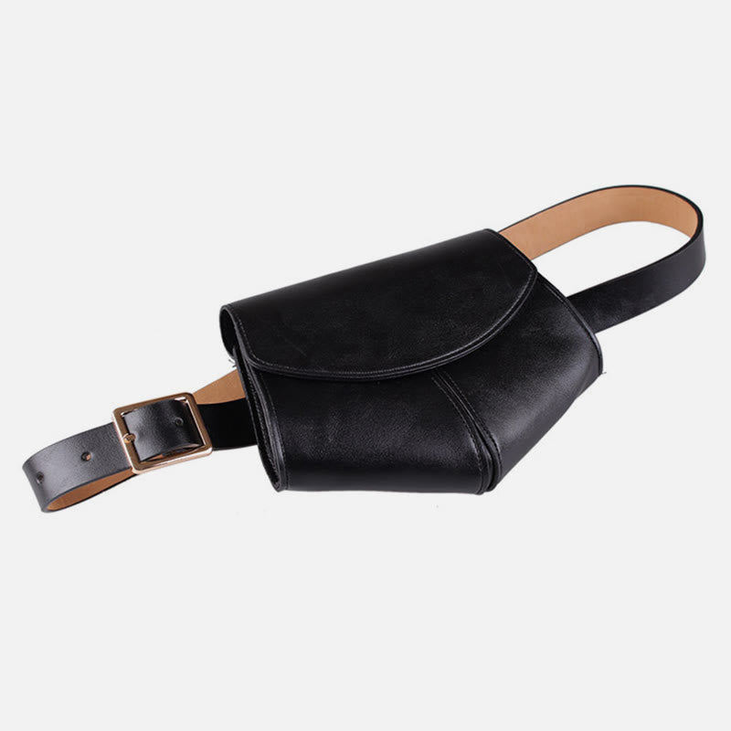 Gürteltasche aus Schlangenhautleder für Damen, veganes Leder