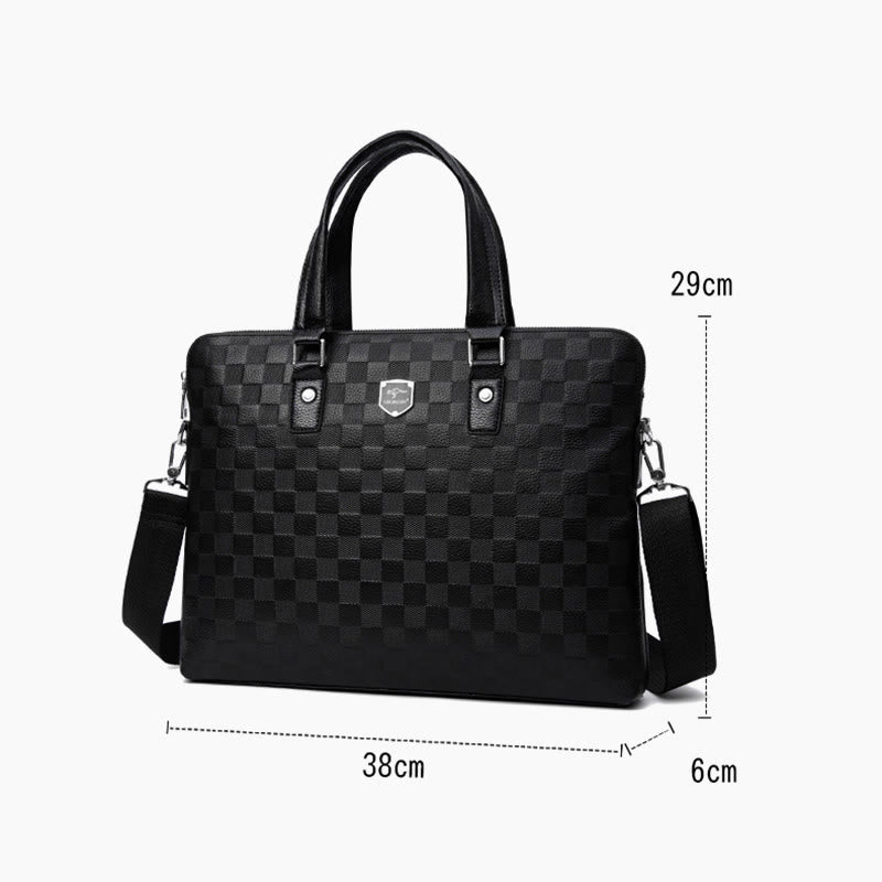 Aktentasche für Herren, Geschäftsreise, elegante, wasserdichte Umhängetasche - image 16