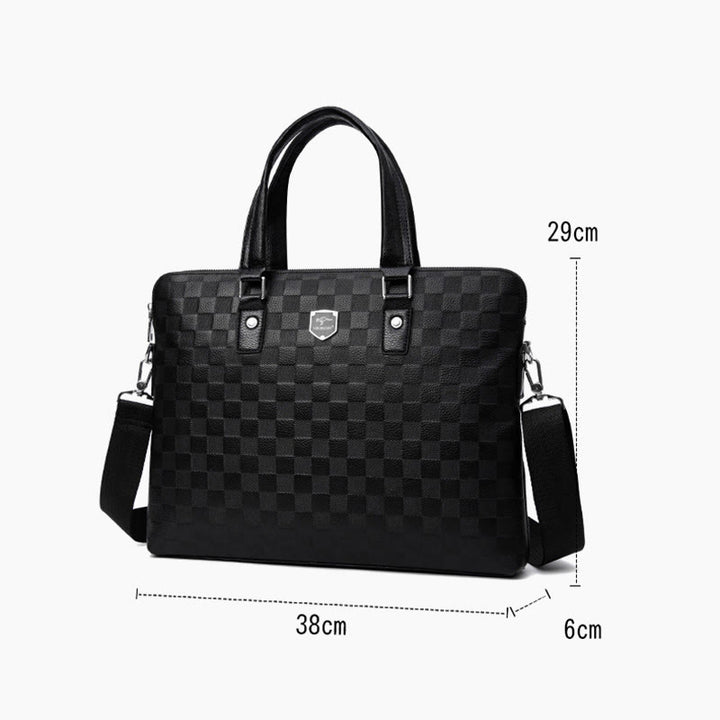 Aktentasche für Herren, Geschäftsreise, elegante, wasserdichte Umhängetasche - image 16
