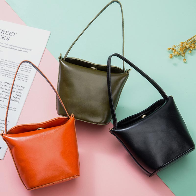 Mini-Beuteltasche, Handtasche, geräumige Münzbörse, kleine Hobo-Tasche für Damen
