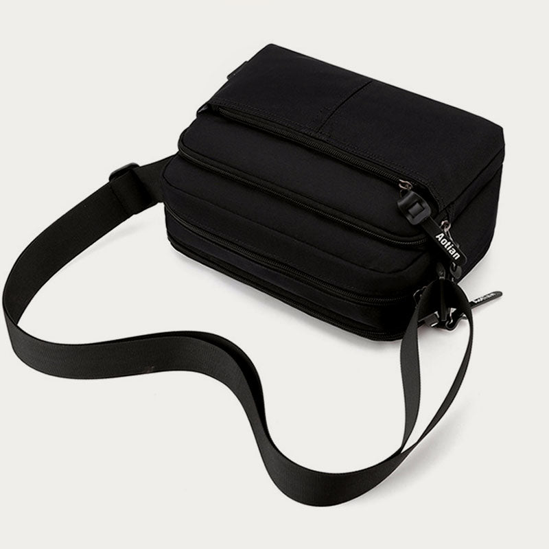 Unisex Leichte Casual Umhängetasche Mehrere Taschen Robuste Schulter Tasche Geldbörse