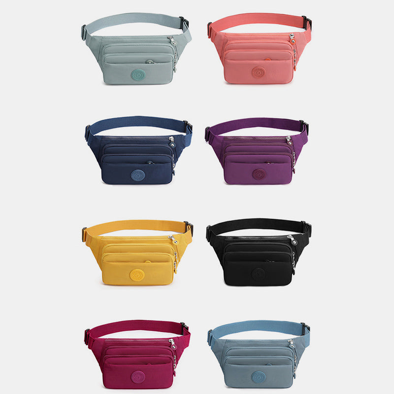 Leichte Umhängetasche mit mehreren Taschen, verstellbare Hüfttasche, Handytasche