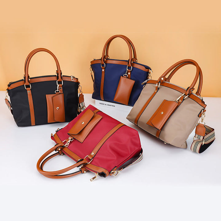 Top-Griff-Tasche für Damen, weiche, tragbare Oxford-Umhängetasche
