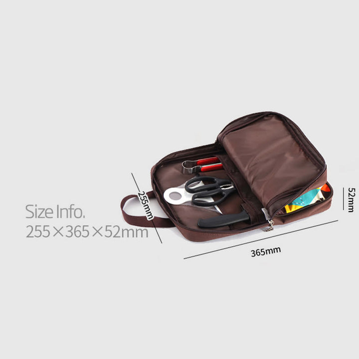 Aufbewahrungstasche für Outdoor-Camping-Grill, Edelstahl-Kochgeschirr-Tasche