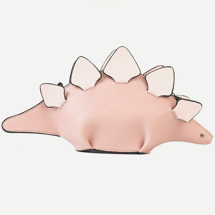 Umhängetasche für Damen, süße Dinosaurier-Kreativ-Schultertasche aus Leder