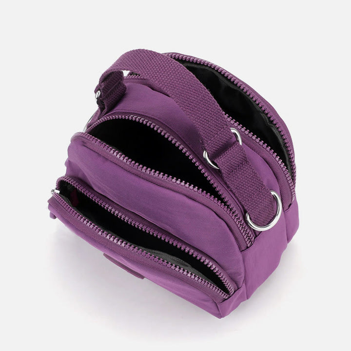 Leichte, wasserabweisende Handtasche für Damen mit mehreren Taschen
